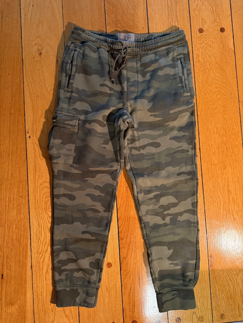 Men’s Camo Joggers - Olive Green